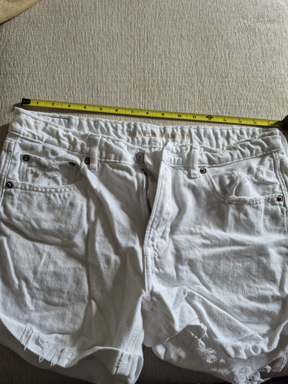 American Eagle Outfitters White Denim Shorts